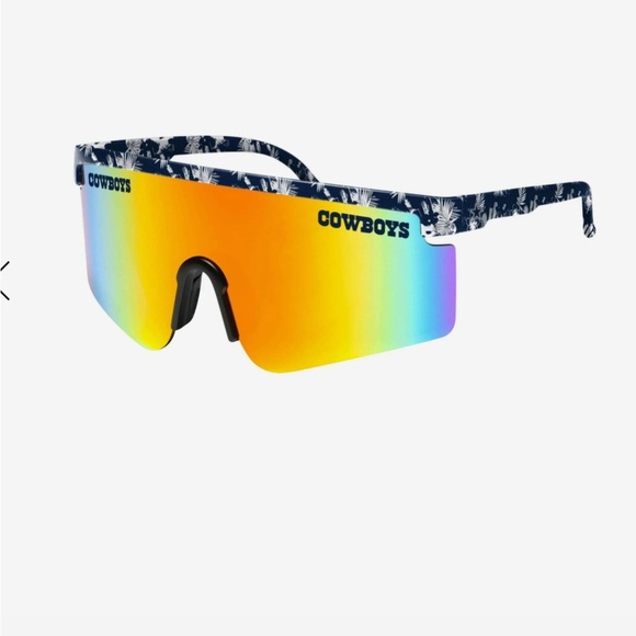 Dallas Cowboys Floral Large Frame Sunglasses - Picture 1 of 9